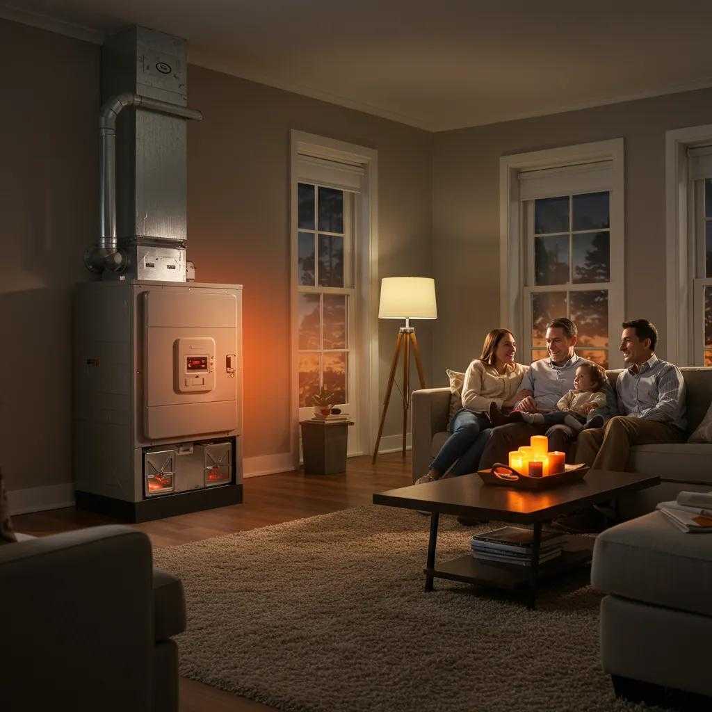 Cozy home interior highlighting the importance of furnace repair for comfort and safety